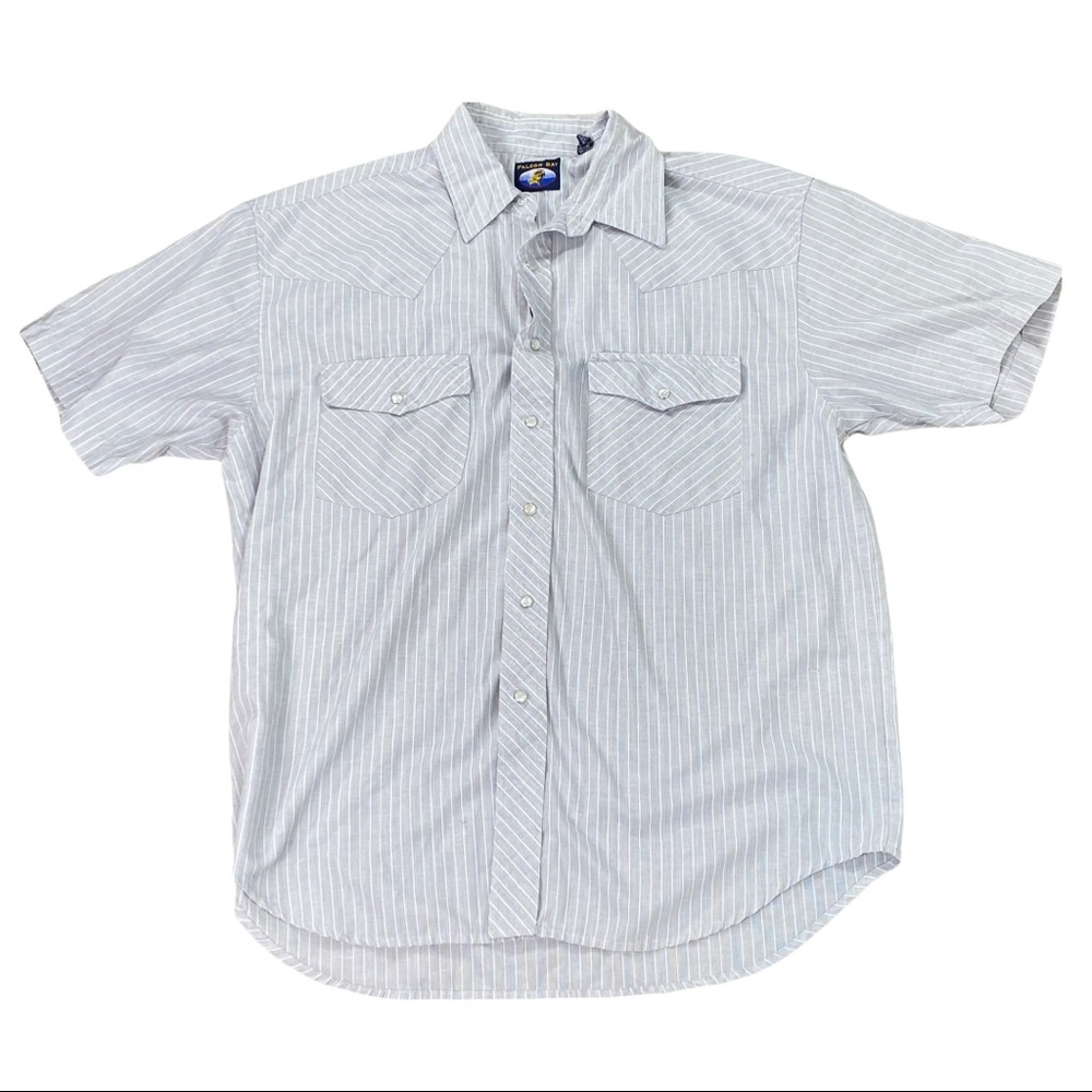 Men’s Falcon Bay pearl snap shirt size L
